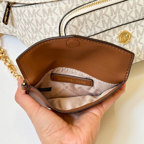 Michael Kors Maisie Waist Fanny Pack Crossbody Sling Bag MK Vanilla - Picture 11 of 15